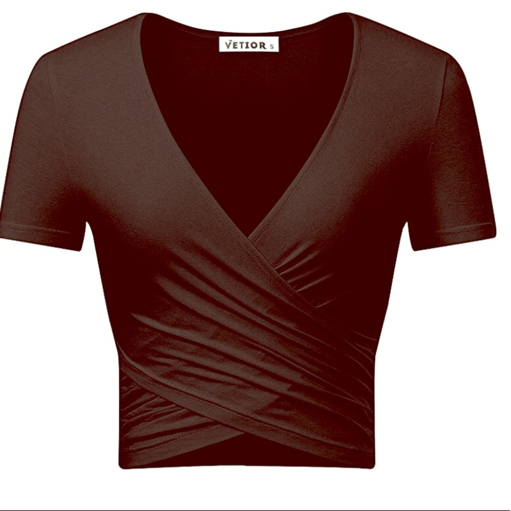 Sexy black crop top large never worn